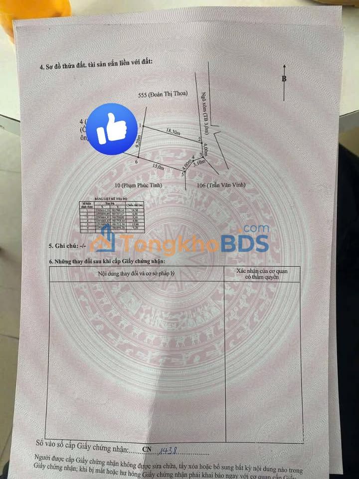 Đất Khởi Nghĩa Tiên Lãng 160m² 1,6 tỷ - Đường to ôtô