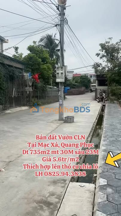 Đất nền Mạc Xá Tứ Kỳ 735m² 4.116 tỷ - Sổ đỏ chính chủ