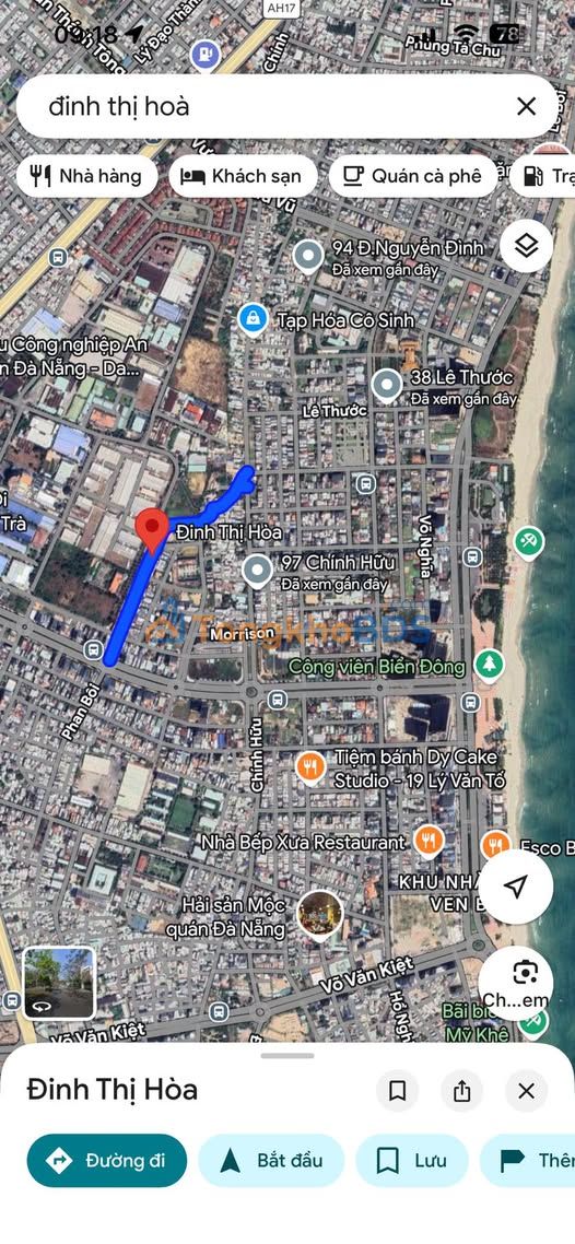 Nhà Đinh Thị Hòa Sơn Trà 86m² 7 tỷ - Chính chủ bán