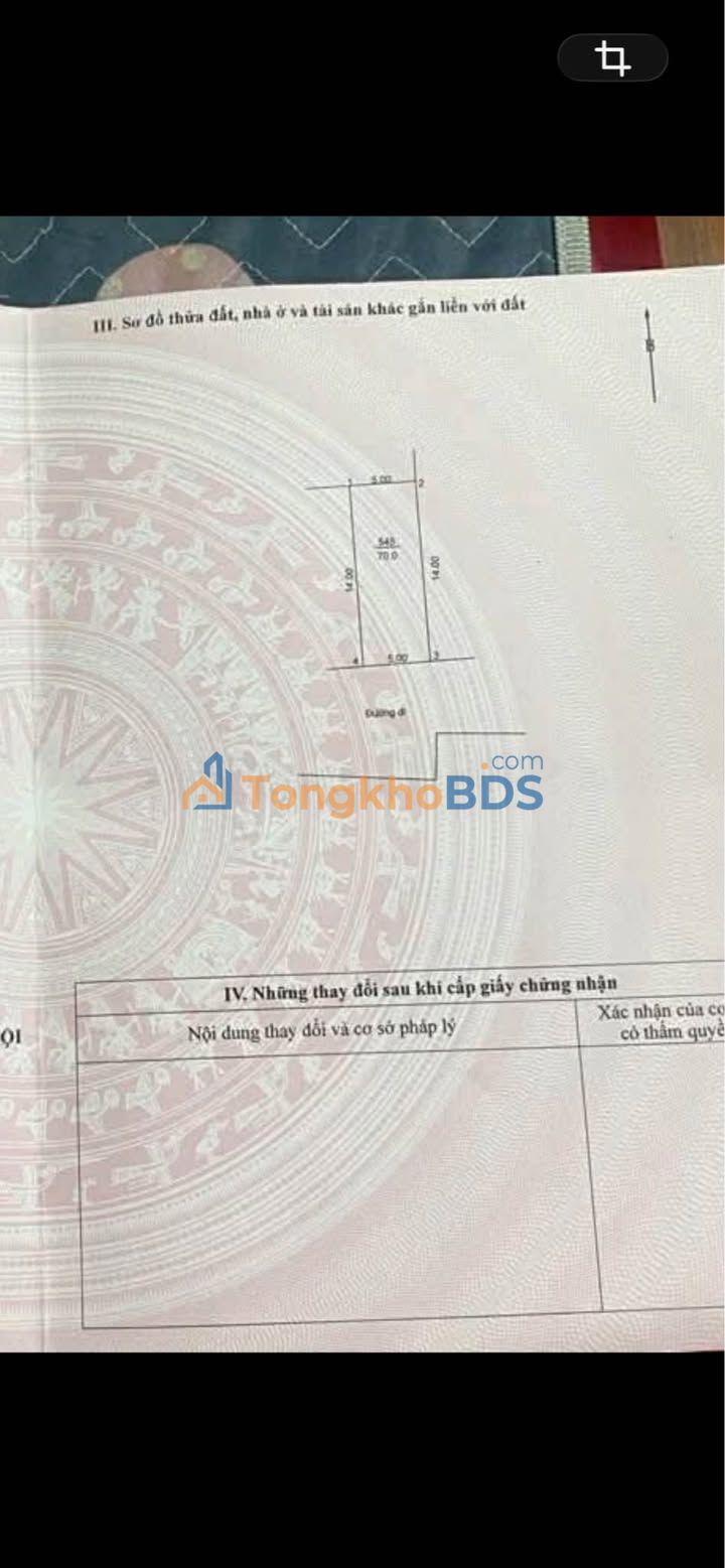 Đất nền Viên Sơn Sơn Tây 70m² 3 tỷ - Sổ đỏ chính chủ