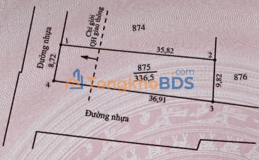 Đất nền Nghĩa Thành 337m² 825 triệu - Sổ đỏ