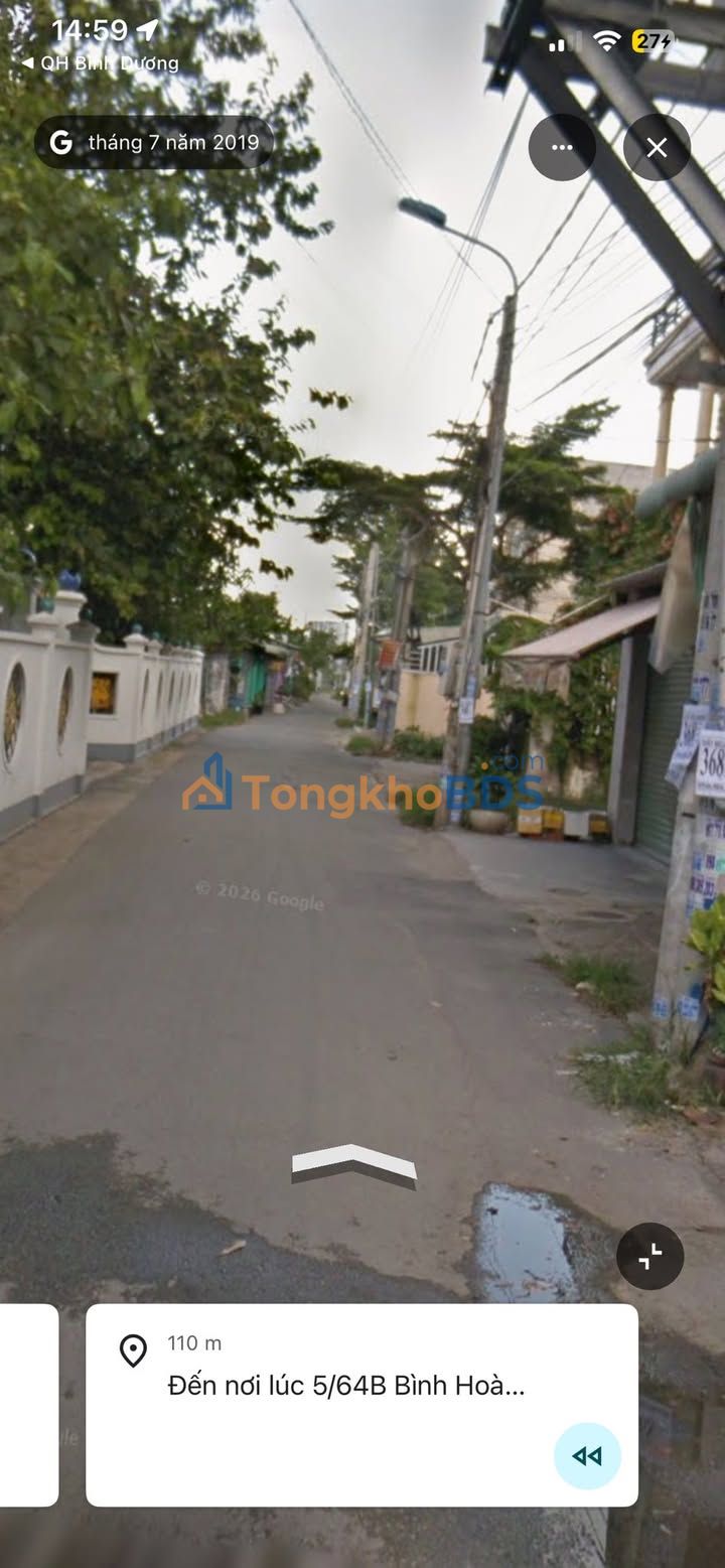 Land Đường Bình Hoà 08, Bình Chánh 97m² giá 3,5 tỷ - Sổ đỏ chính chủ