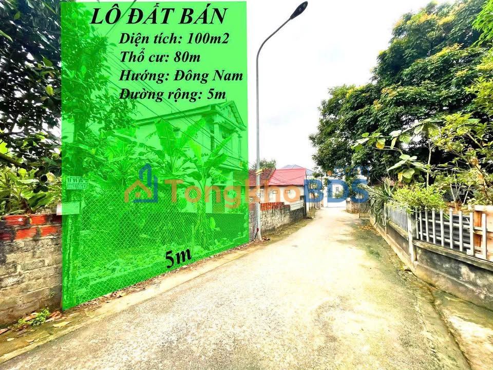 Đất nền Sơn Lôi Bình Xuyên 100m² 1,3 tỷ - Tiềm năng tăng giá