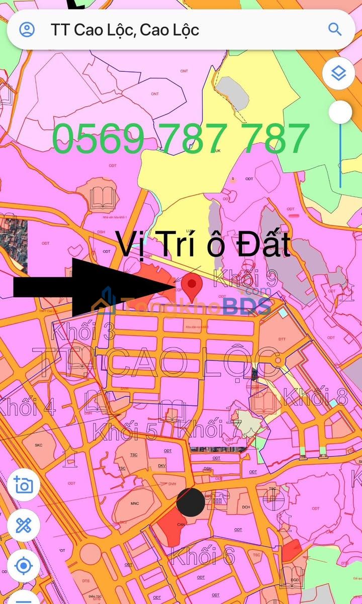 Đất Hoàng Văn Thụ Lạng Sơn 220m² 6.5tr/m² - Sổ đỏ chính chủ