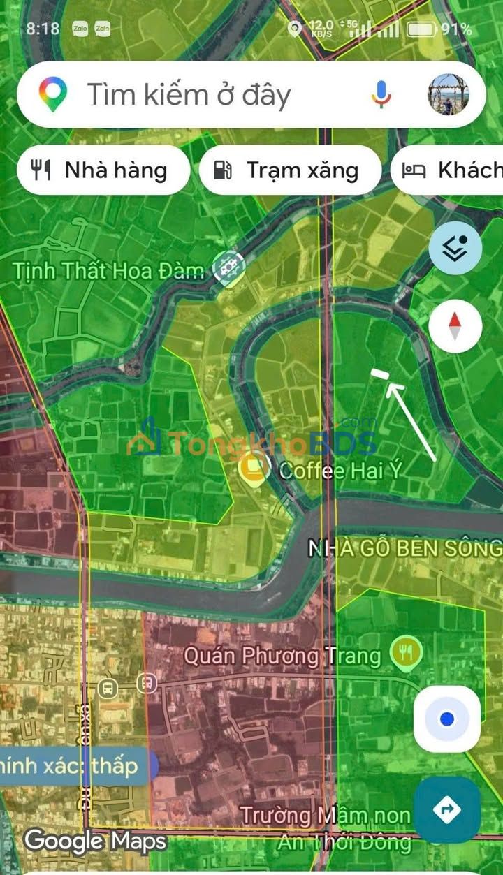 Đất vườn An Thới Đông 1.261m² 1.1 tỷ - Nghỉ dưỡng lý tưởng