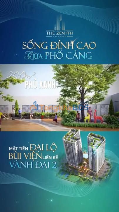 Căn hộ The Zenith Bùi Viện 60m² 2,5 tỷ - View đẹp