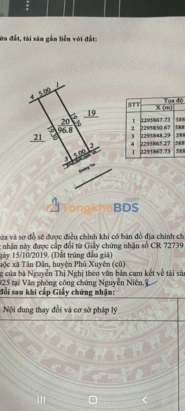 Đất nền Phú Xuyên 97m² 3 tỷ - Giá tốt hiếm có
