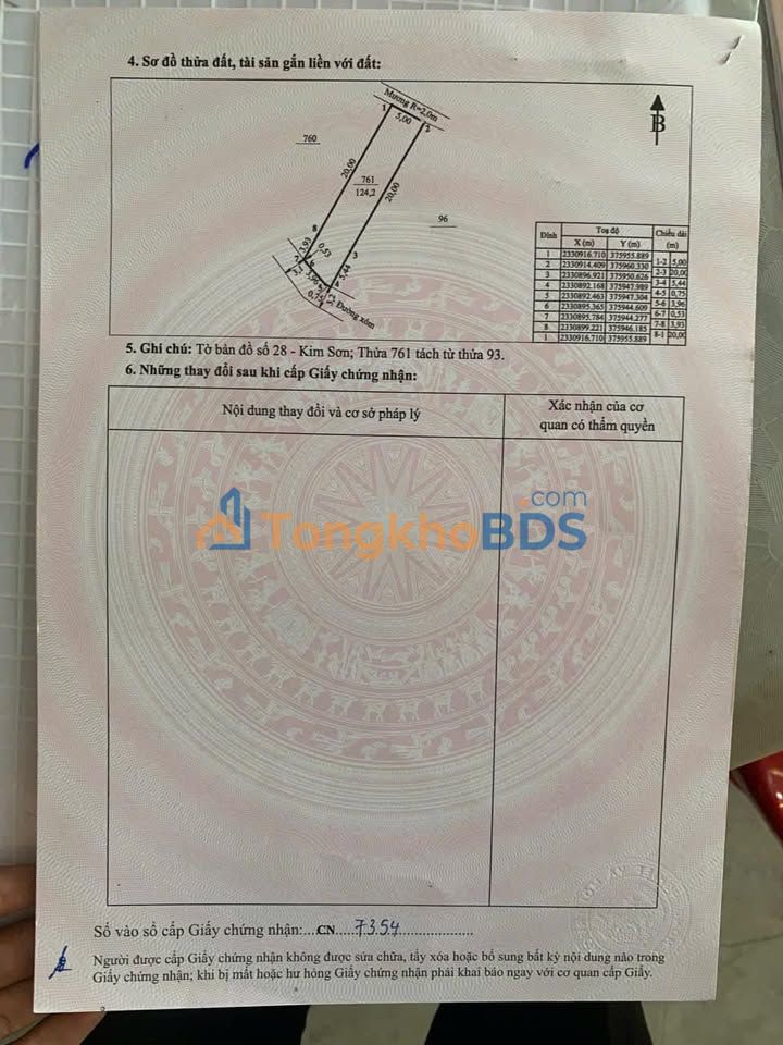 Đất nền Đông Triều 124m² 0.8tỷ - Sổ đỏ chính chủ