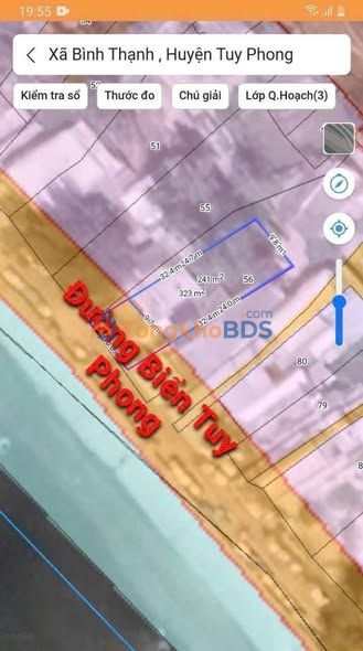 Đất Mặt Tiền Biển Tuy Phong 321m² Sổ Đỏ Full Thổ Cư - Đầu Tư Sinh Lời