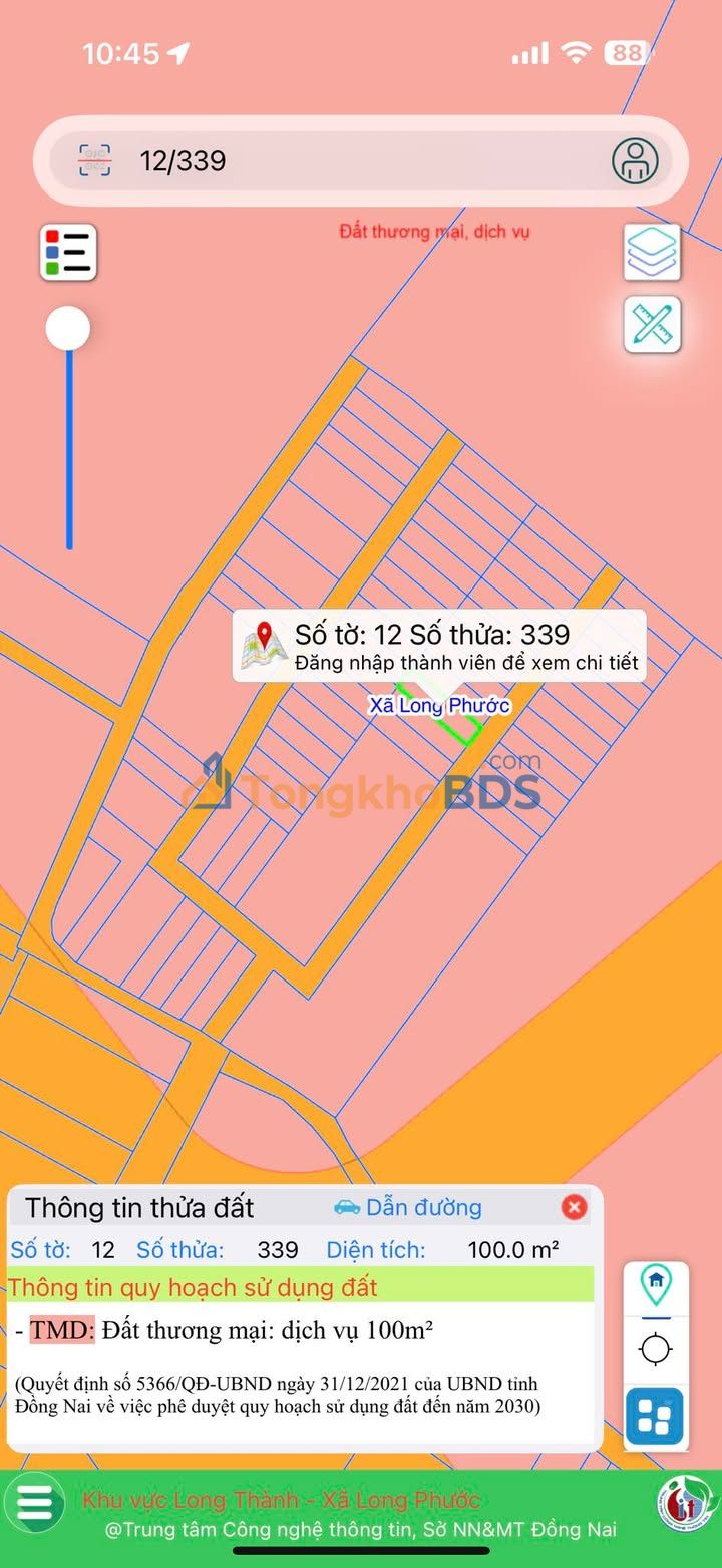 Đất nền Long Phước Long Thành 100m² 950 triệu - Sổ đỏ chính chủ