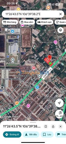 Đất Minh Thành 792m² cạnh Becamex - Sổ đỏ chính chủ