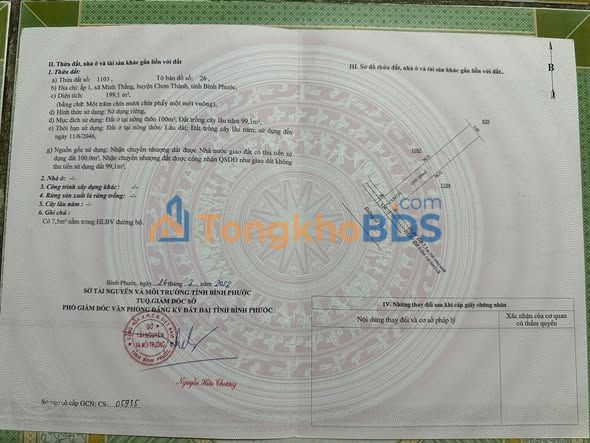 Đất nền Minh Thắng 195m² 690 triệu - Đường to ô tô