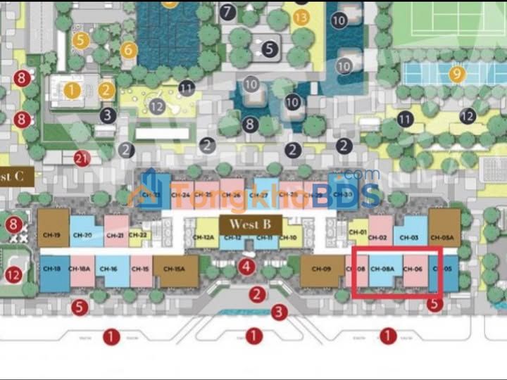 Căn hộ Masteri West Heights Cầu Diễn 108m² 11 tỷ - View đẹp