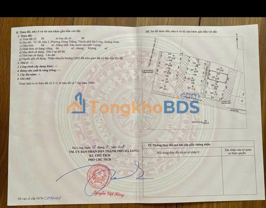 Đất nền Hạ Long Bãi Cháy 62m² 2.6-2.8 tỷ - Sổ đỏ chính chủ