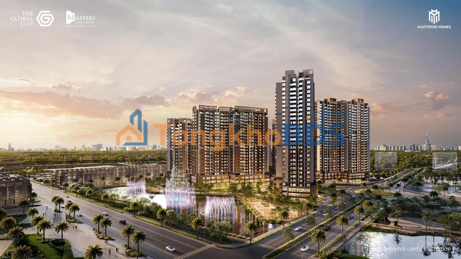 Căn hộ Masteri Cosmo Central An Phú 76m² 7.8 tỷ - View đẹp