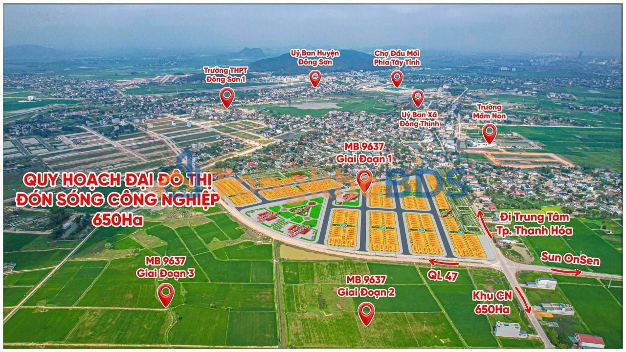 Townhouse Đông Thịnh Thanh Hóa 144m² 1.6 tỷ - Mặt tiền kinh doanh