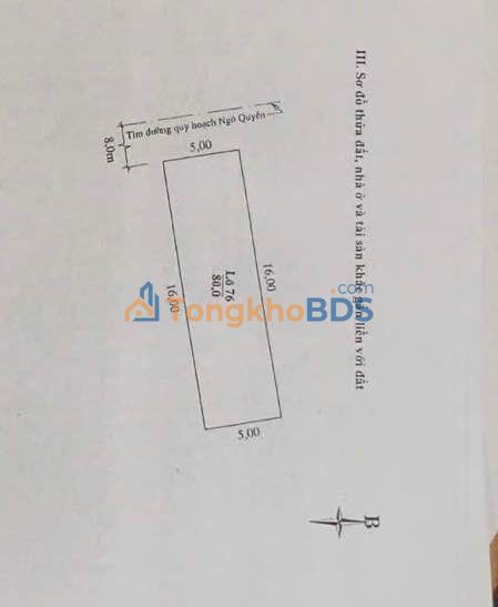 Nhà 3 tầng mặt tiền Ngô Quyền, TP Thanh Hóa - Kinh doanh sầm uất, 80m²