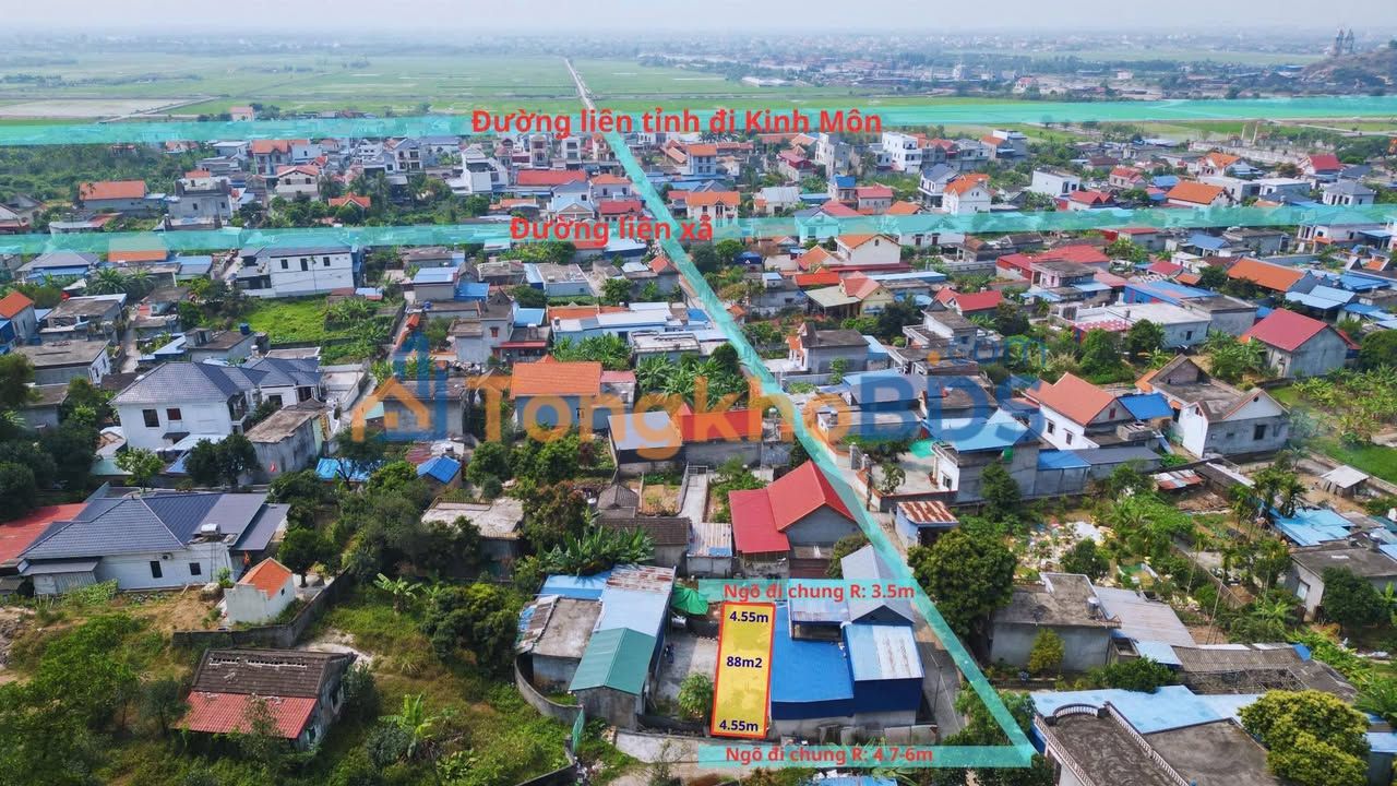 Nha rieng Thuy Nguyen 88m2 500 trieu - San sang o ngay