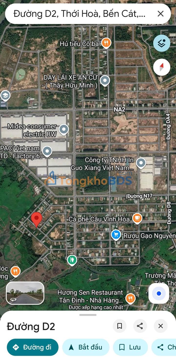 Đất nền Mỹ Phước 4 Bàu Bàng 300m² 3,999 tỷ - Sổ đỏ sẵn