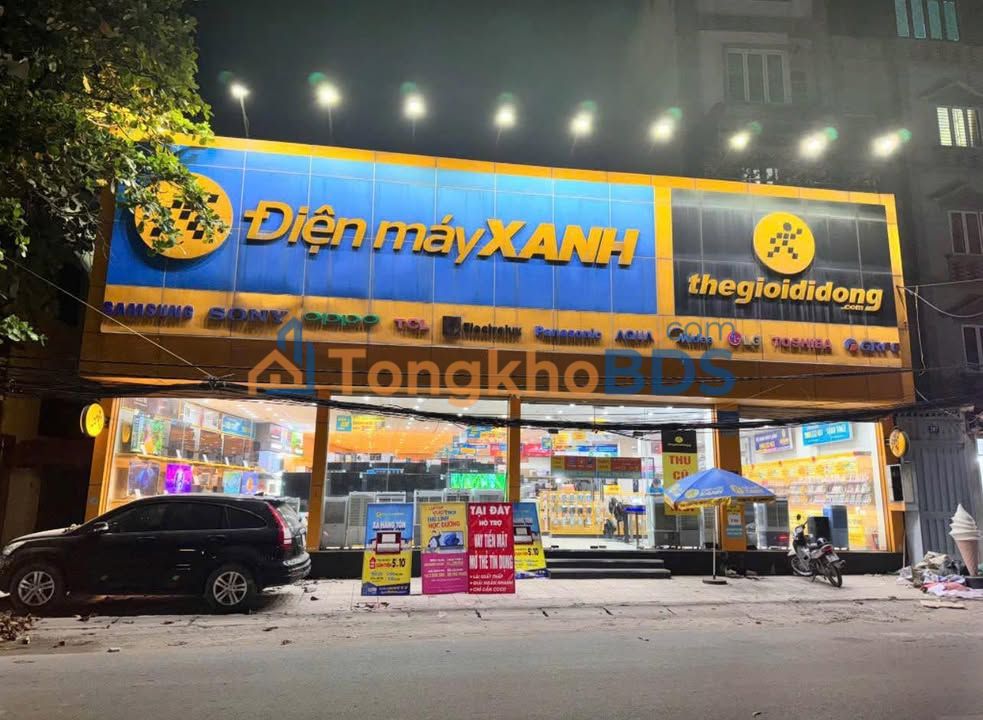 Nha pho Lac Long Quan Cau Giay 400m2 - Mat tien kinh doanh