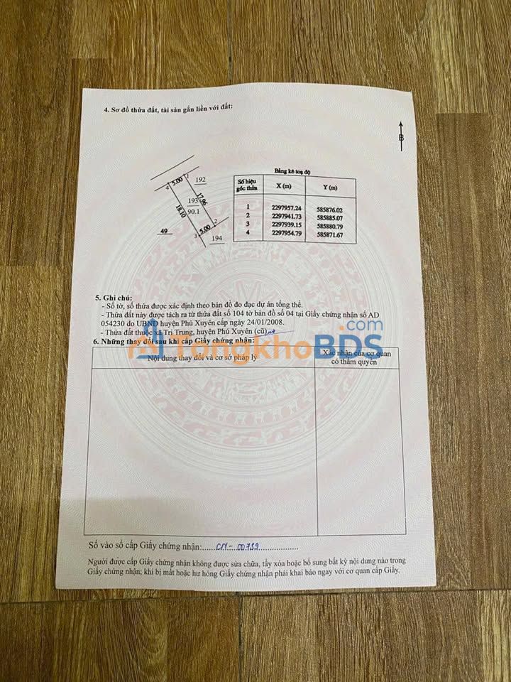 Đất nền Trung Lập Phượng Dực 90m² 3,8 tỷ - Sổ đỏ chính chủ