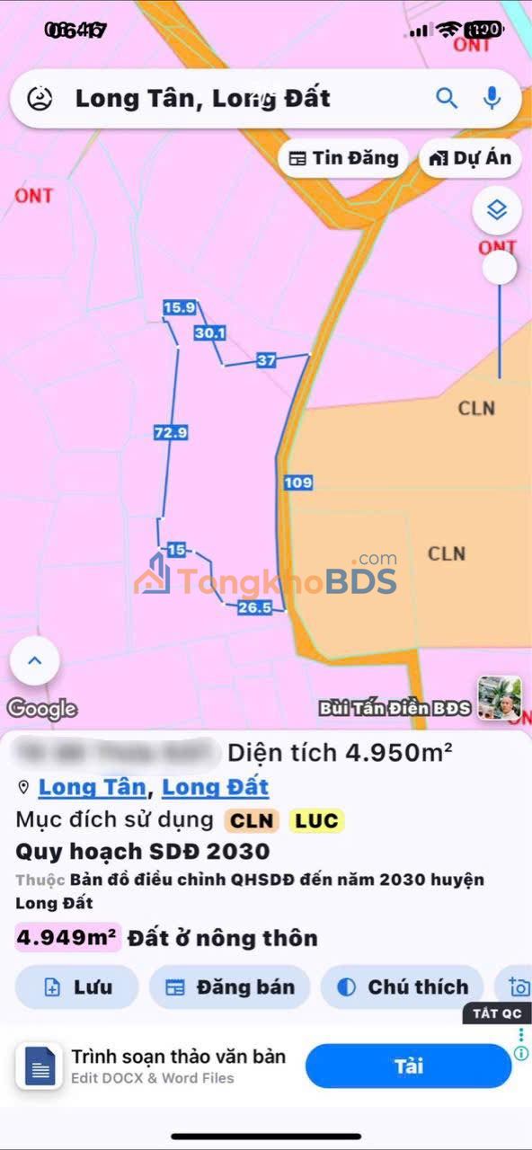 Đất nền 5000m² Long Hưng, Văn Giang - Sổ hồng, Giá 5.15 Tỷ - Tiềm năng đầu tư