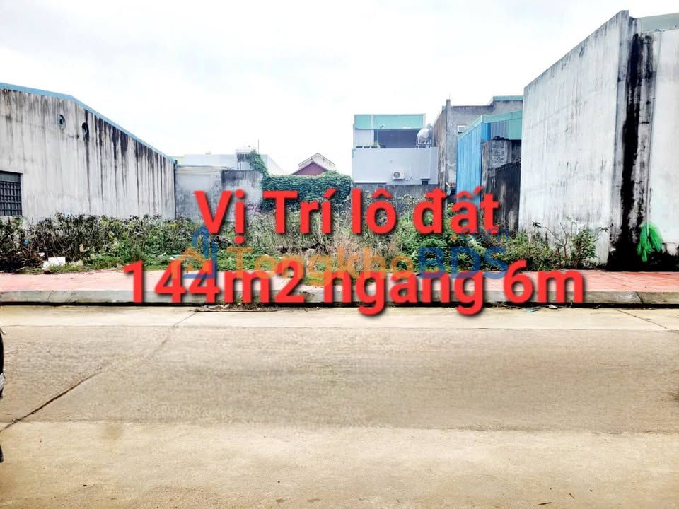 Đất nền Lê Tấn Quy Nhơn 144m² 1.7 tỷ - Đường ôtô
