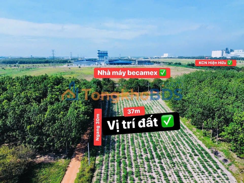 Đất nền 100m² thổ cư, cách Becamex 50m, H. Chơn Thành - Lời ngay!