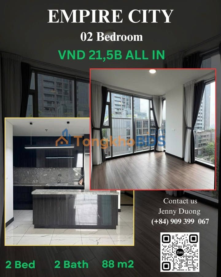 Can ho Empire City Thu Duc 93m2 21.5 ty - View ho boi