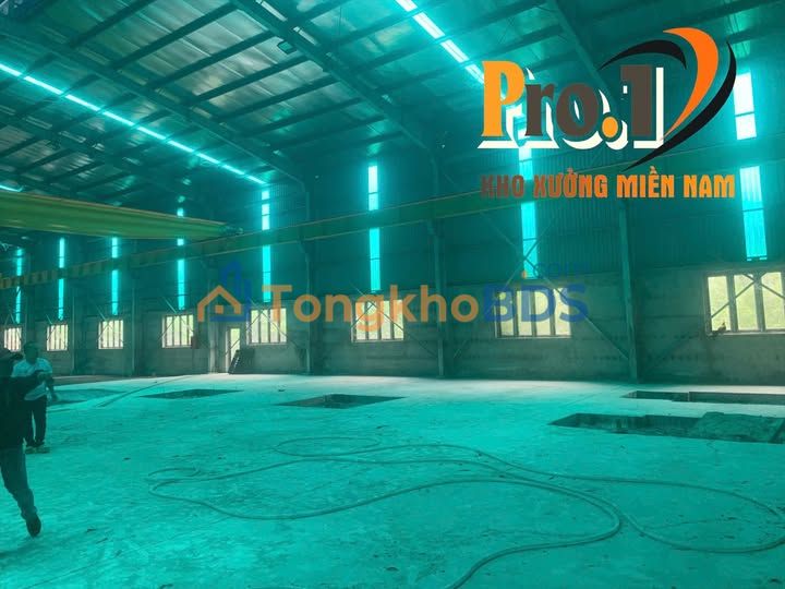 Cho thuê xưởng 2600m² Đồng Nai - Có cẩu trục 5 tấn, trạm 200KVA