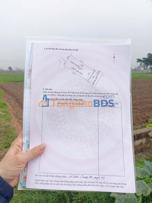 Bán Đất Vàng Phường Tân An, TP. Bắc Giang - 106m² Thổ Cư, Mặt Tiền Rộng 7m