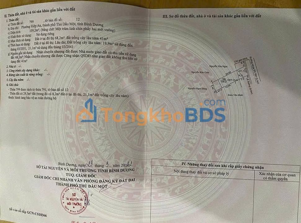 Đất nền Dx94 Hiệp An 110m² 2.05 tỷ - Sổ đỏ chính chủ