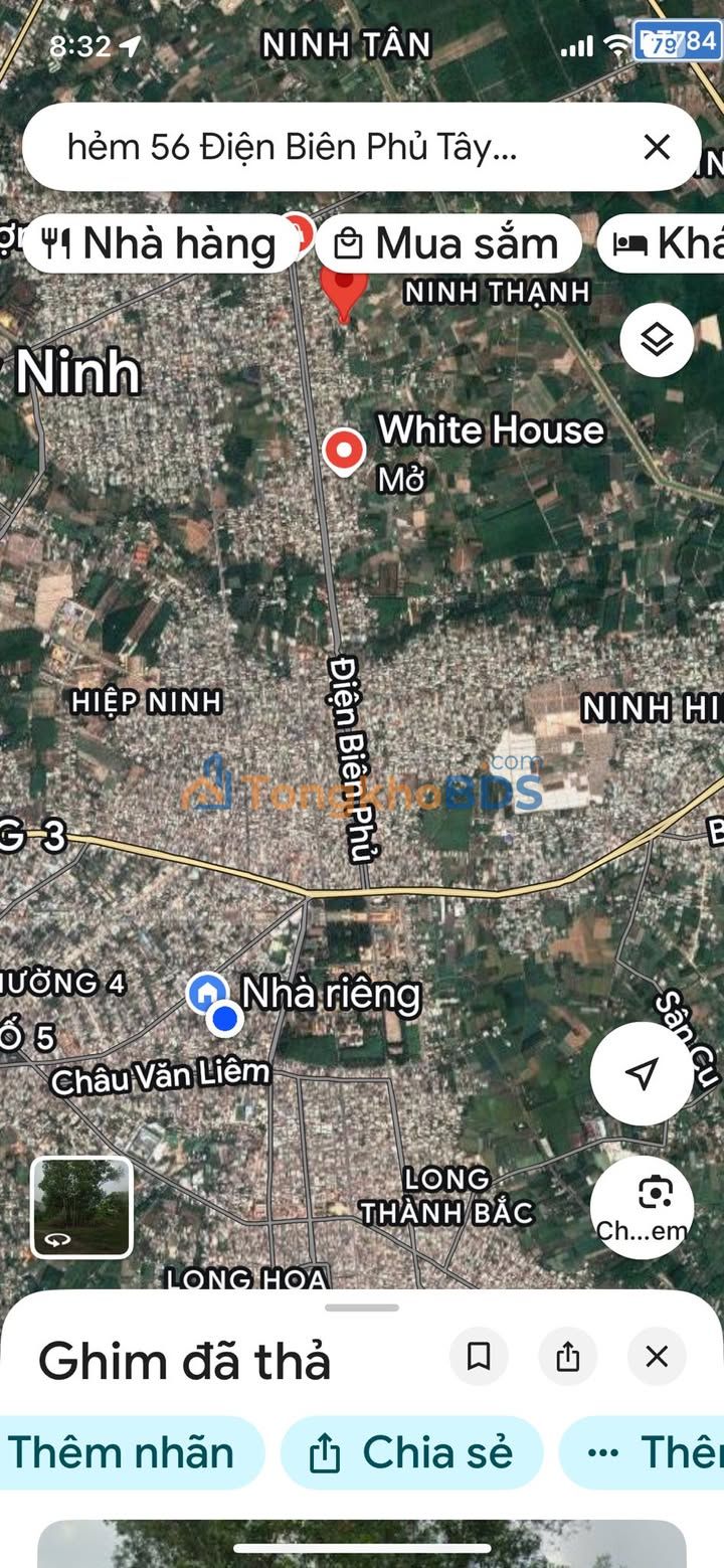 Đất nền Tây Ninh Điện Biên Phủ 2.311m² - Đầu tư dài hạn