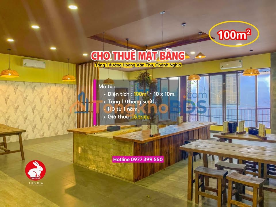 Cho thuê mặt bằng tầng 1, Trục chính Chánh Nghĩa, 100m² - Kinh doanh sầm uất