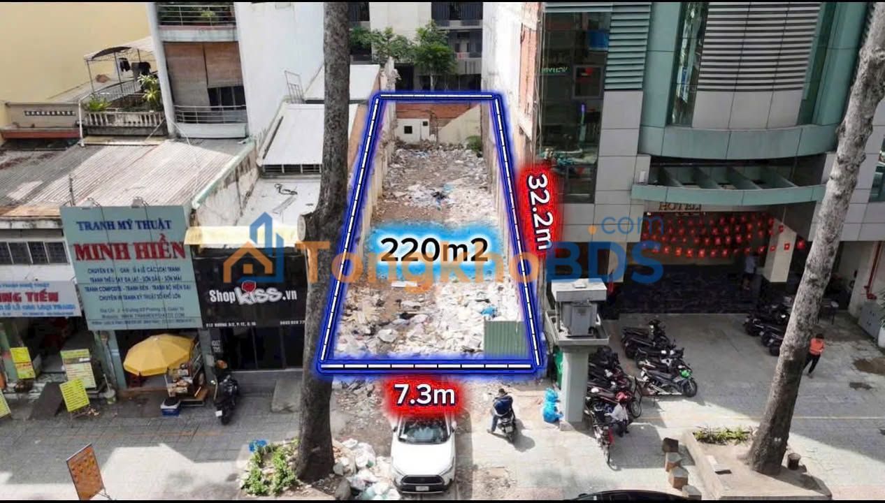 Đất mặt tiền 3/2 P12 Q10 220m² 120 tỷ - Sổ đỏ chính chủ