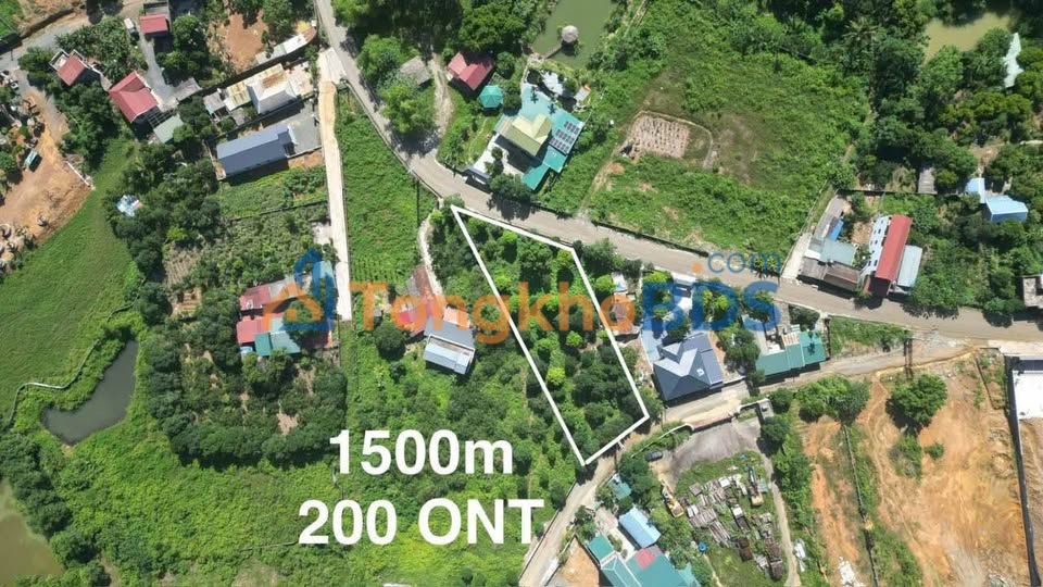 Đất 1500m² Lương Sơn, Phú Thọ - 2 Mặt Tiền, Sổ Đỏ Chính Chủ