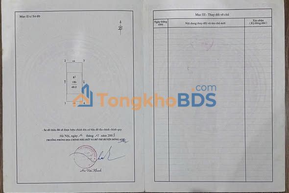 Đất nền Đông Anh Phúc Thịnh 48m² thỏa thuận - Sổ đỏ chính chủ