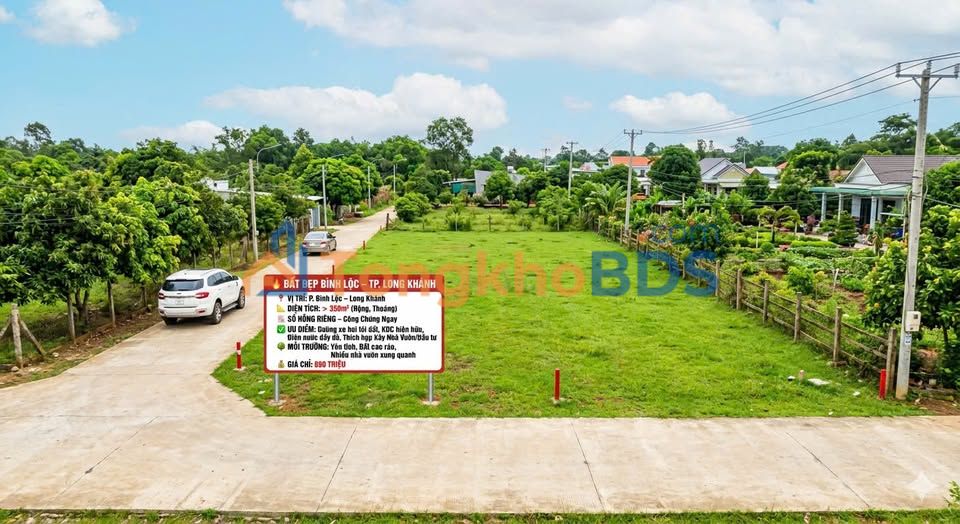 Đất Nền Bình Phước 350m² Sổ Hồng Sẵn - Giá Đầu Tư 890 Triệu