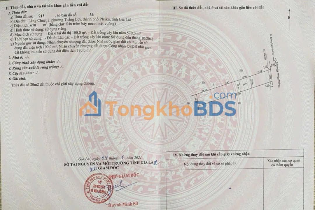 Đất nền Đức Cơ 600m² 1xx triệu/m - Tiềm năng tăng giá