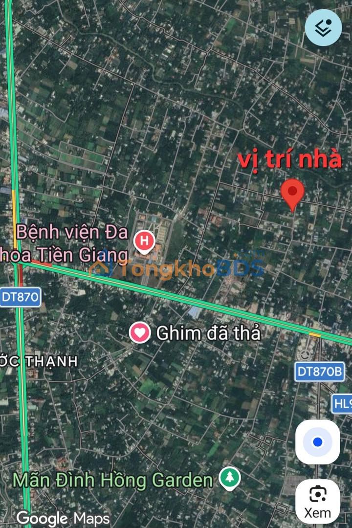 Nhà Đường 870B Mỹ Tho 5x32 giá 1,55 tỷ - Sẵn sàng ở ngay