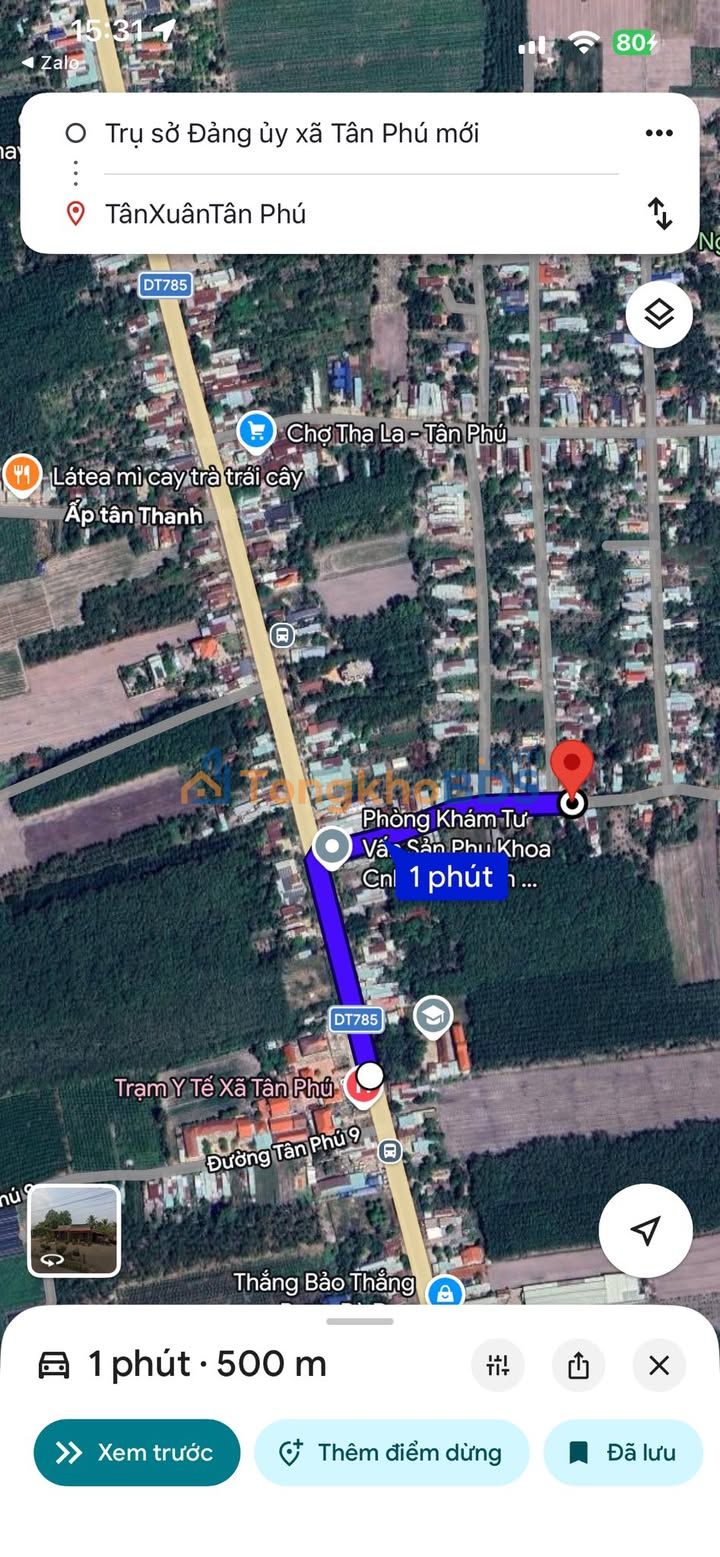 Đất nền Tân Phú, Tân Châu 180m² giá 399 triệu - Sổ đỏ chính chủ