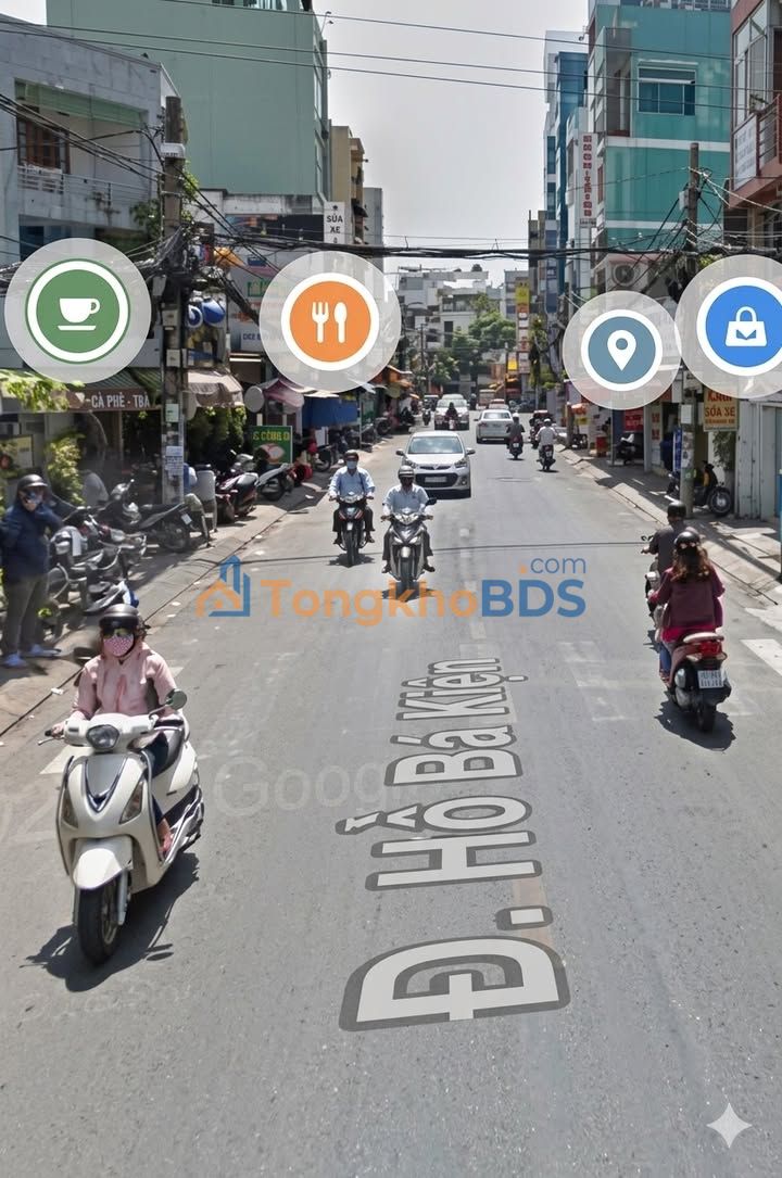 Mặt bằng trệt Hồ Bá Kiện Q10 48m² 12tr/tháng mặt tiền kinh doanh