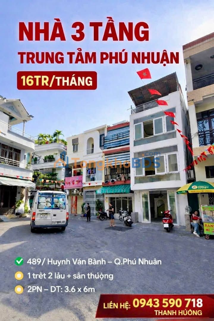 Nhà cho thuê Huỳnh Văn Bánh Phú Nhuận 22m² 16tr - Sẵn sàng ở ngay