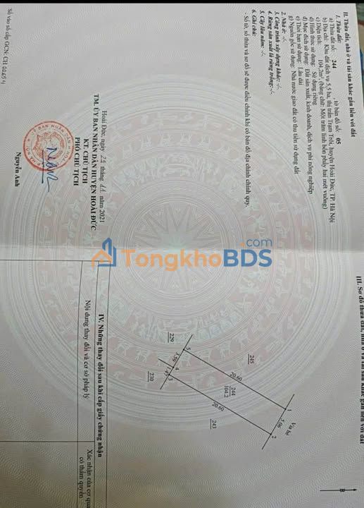 Bán Đất Vàng 5.5ha Mặt Tiền Đường Lidico, Hoài Đức - Cơ Hội Đầu Tư Sinh Lời