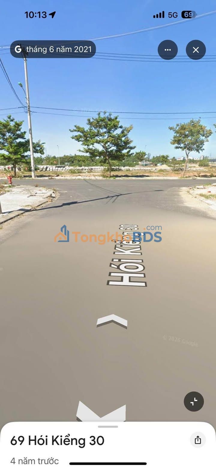 Đất nền Nam Hòa Xuân Đà Nẵng 100m² - Hướng Tây Bắc, Ngay Góc Ngã 3