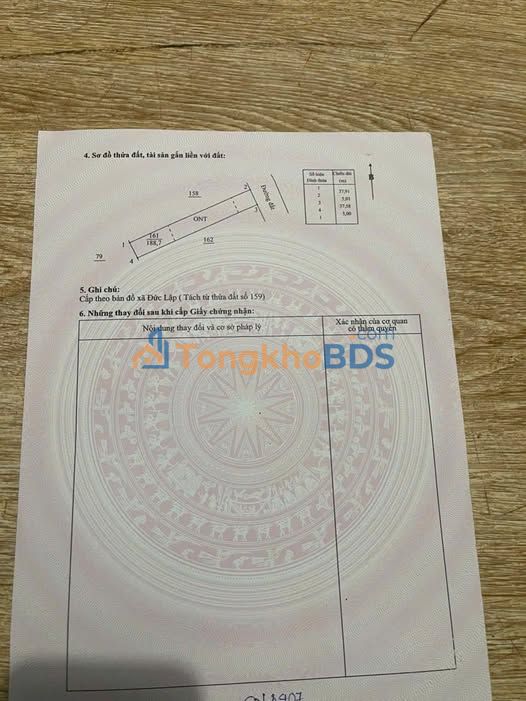 Đất nền Đức Mạnh 100m² - Sổ đỏ TC, Gần Chợ, Giá 670 triệu