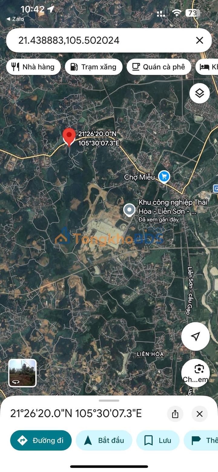 Đất nền Liễn Sơn Lập Thạch 101m² 400 triệu - Đường to ô tô