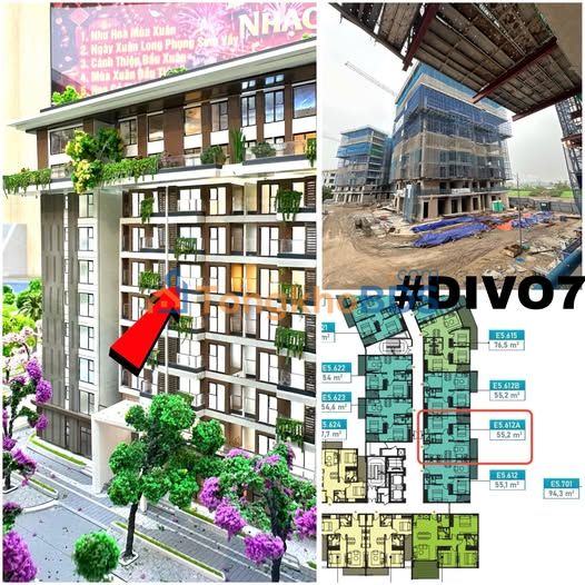 Căn hộ EcoRivers Hải Dương 55.2m² - View Sông Thái Bình, Giá chỉ từ 2.5 tỷ