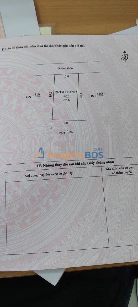 Đất nền Nông Cống QL45 200m² 800 triệu - Sổ đỏ chính chủ