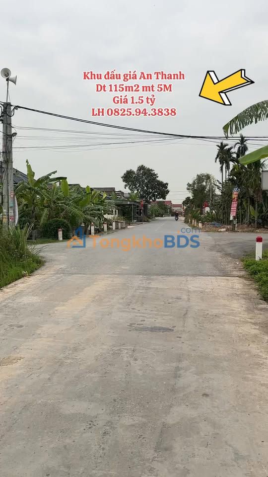 Đất đấu giá Chí Minh Hải Phòng 115m² 1.5 tỷ – Sổ đỏ chính chủ